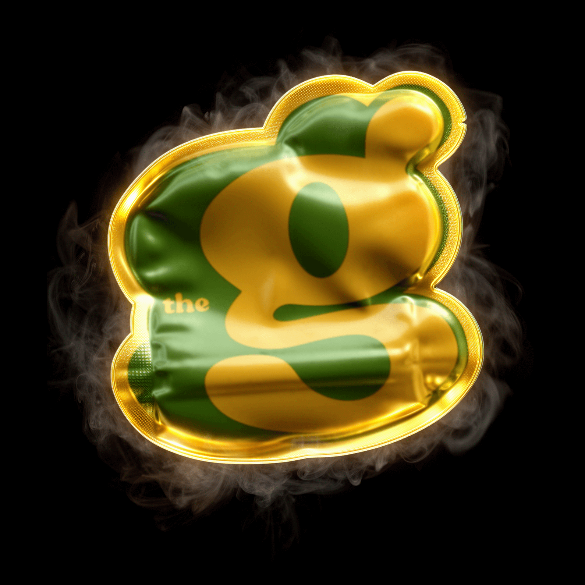 Two translucent, irregular pieces of amber-colored cannabis concentrate shatter with small bubbles.