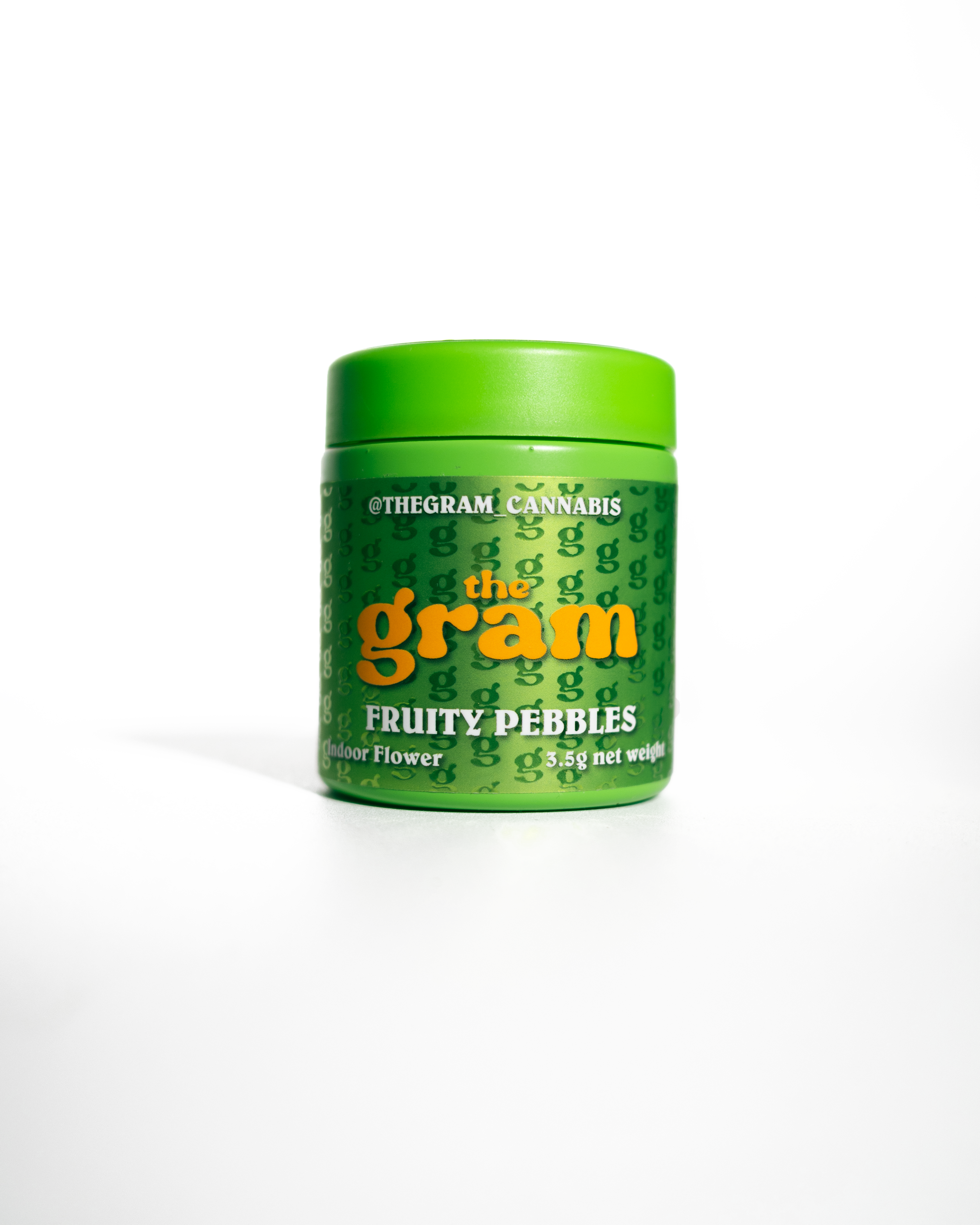 A high-resolution close-up of a dense, green cannabis flower bud with visible orange hairs.